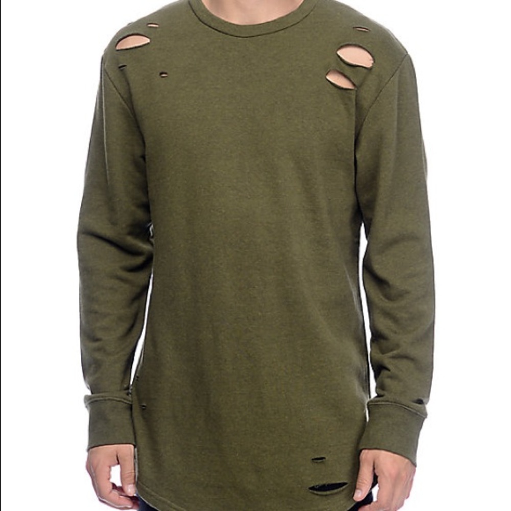 Distressed Pullover Unisex